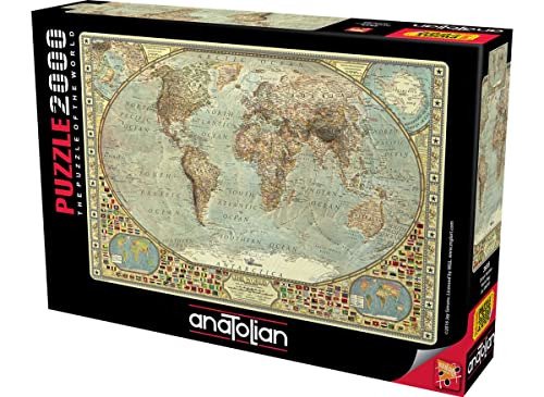 Anatolian 2000piece Rompecabezas - Mundo Mapa 0ukm5