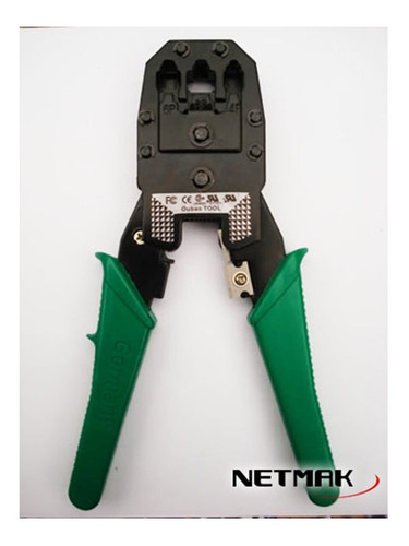 Imagen 2 de 4 de Pinza Crimpeadora Rj45/ Rj11 - Nm-r02- Netmak - Aj Hogar