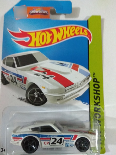 Hot Wheels Datsun 240z Workshop 24 Ozaki Blanco An1