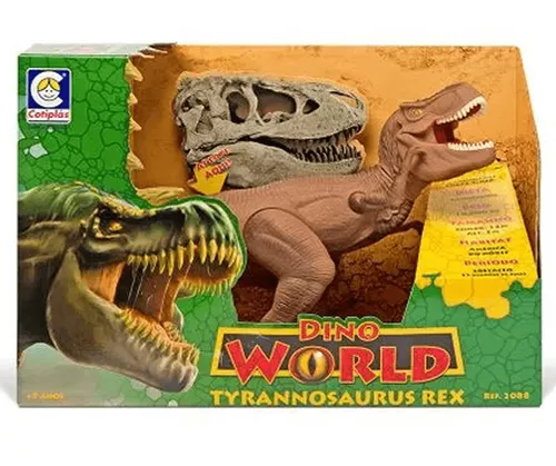 Dinossauro c/ Som Dino World Tiranossauro Rex 2088-Cotiplas - nivalmix