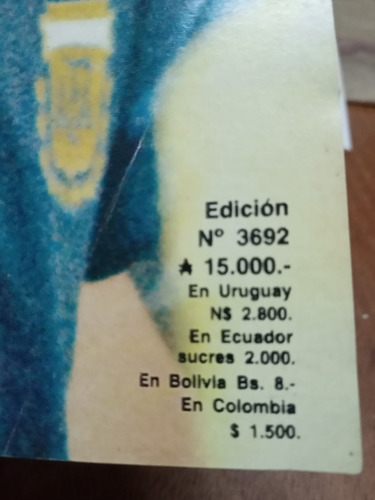 Revista El Gráfico Número 3692 , Julio De 1990 , Subcampeón (Usado)
