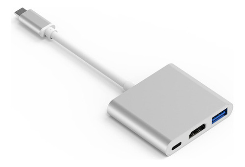 Weetotung Usb Tipo C A Hdmi 4k + Usb 3.0 Estndar + Puerto De