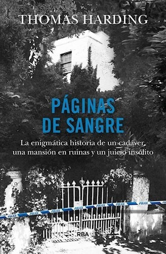 Paginas De Sangre - Harding Thomas- Libro- R B A