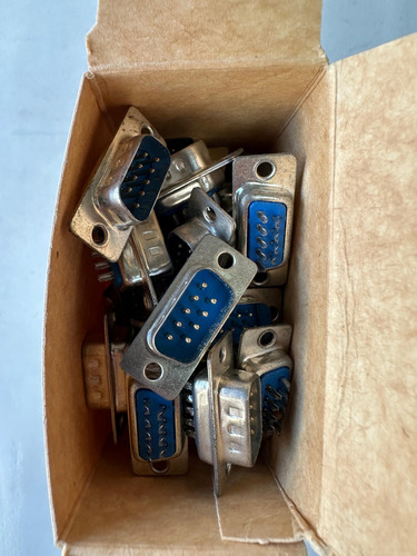 Lote Conector Ficha Db9 / Db25 Macho / Hembra / Tapas