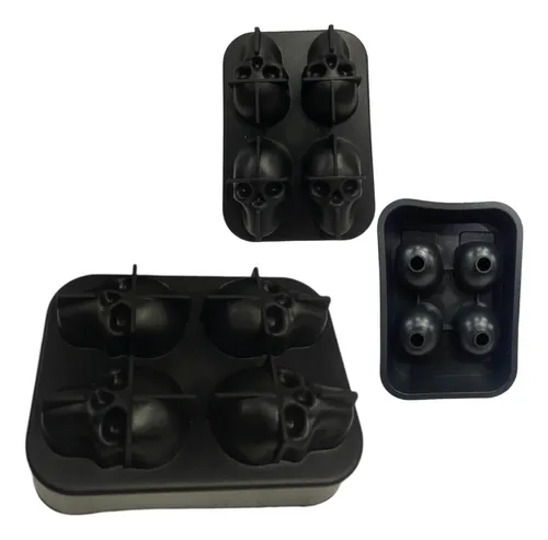comprar Molde De Silicona Para Hielos En Forma De Calavera
