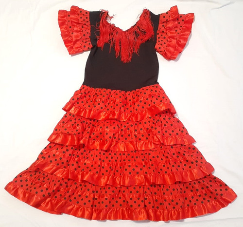 Disfraz Vestido Española Flamenco Bailarina España Original