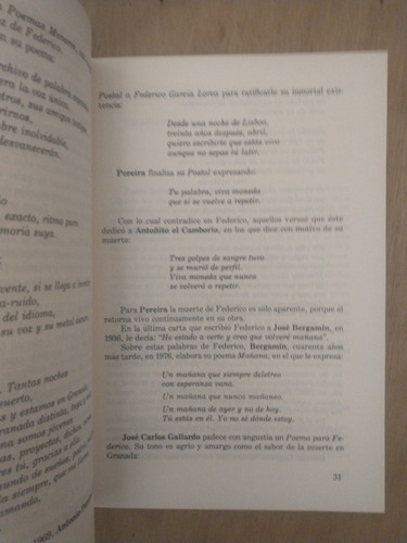 García Lorca Visto Por Los Poetas - Emilio Breda (Usado)
