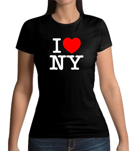 Playera I Love Ny New York Mujer 