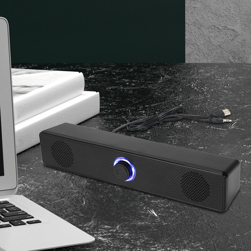 Altavoz Para Ordenador, Barra De Sonido Con Cable Usb,