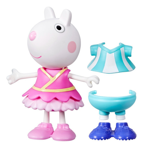 Muñeca De Suzy Sheep Con 6 Accesorios De Moda 3 Años Peppa P
