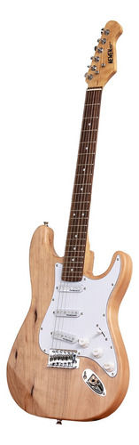 Guitarra Eléctrica Newen St Natural Wild Cuerpo Lenga Maciza