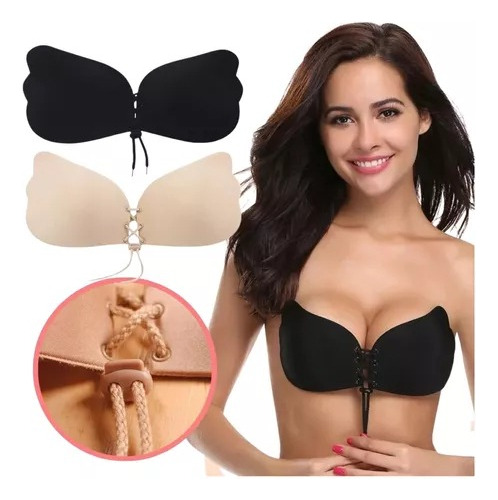 2 Piz Bra Nubra Brasier Strapless Push Ups Invisible Full