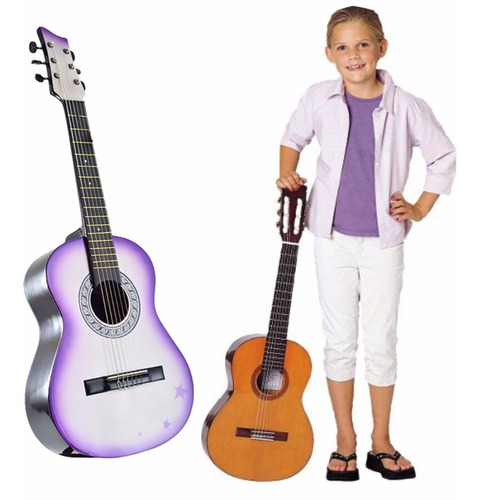 ¡ Guitarra Acustica 1/4 Clasica  Redonda Niños Acabados !!