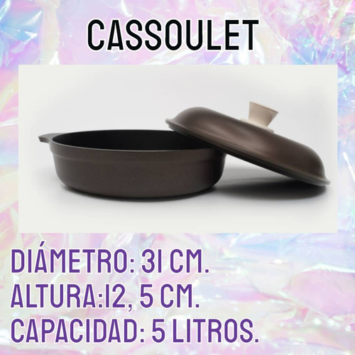 Cazuela Grande Con Asas-cassoulet 31cm Fournée Antiadherente