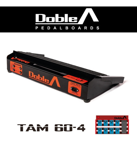 Imagen 2 de 6 de Pedalboard Doble A® - Modelo Tam 60-4 (incluye Bolso)