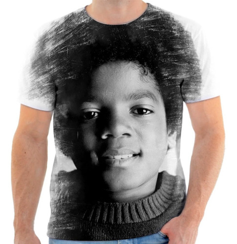 Camiseta Camisa Personalizada Michael Jackson 5 Cantor Pop
