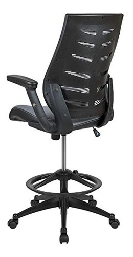 Flash Furniture Silla De Dibujo Ergonomica Con Respaldo Alt