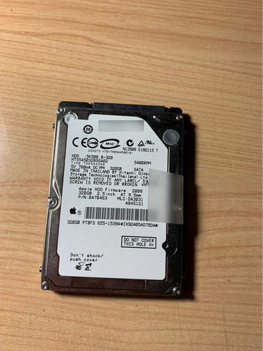 Disco Duro Macbook Pro 320 Gb (Usado)
