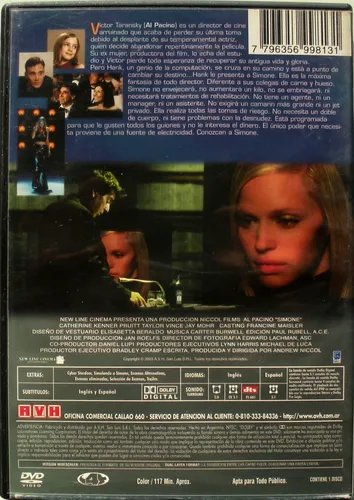 Dvd - Simone - S1mone - Al Pacino - Catherine Keener (Usado)