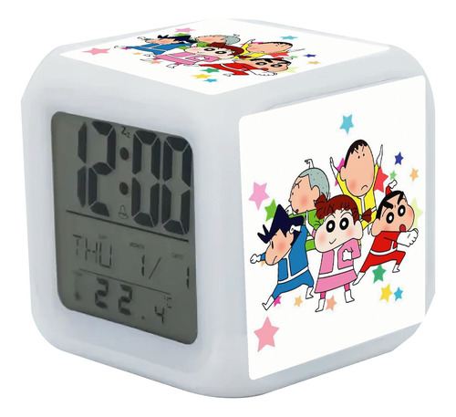 Reloj Despertador Shin Shan Con Luz Led