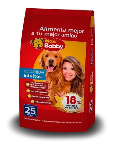 Maxi Bobby 25 Kg Croquetas Para Perro Adulto Todas Las Razas