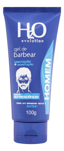 Gel de Barbear H2O Evolution Homem 100g