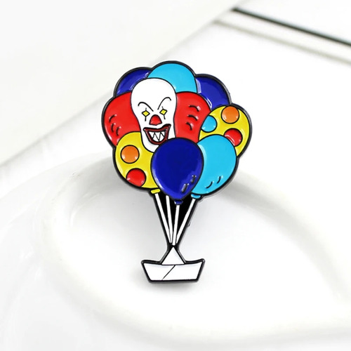Pin Metal It Stephen King Pennywise Kawaii
