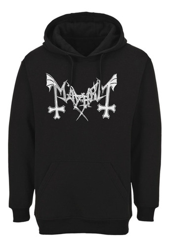 Poleron Mayhem Logo Metal Abominatron