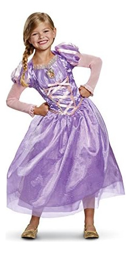 Disfraz De Princesa Disney Rapunzel Tangled Deluxe Para Niña