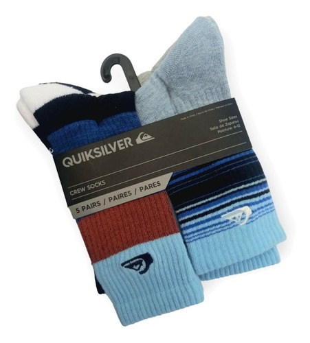 Quiksilver Calcetas Crew Socks Originales Medida 24-30cm 