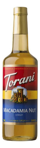 Torani Jarabe De Nuez De Macadamia 750 Ml