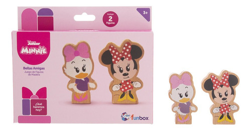 Juguete 2 Pack Figuras Madera Disney Minnie & Daisy