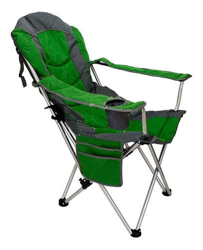 Sillon Reposera Plegable Reclinable Playa Camping + Bolso