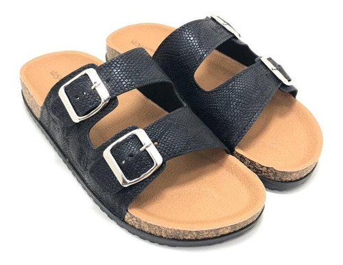 Sandalias Ojotas Moda Livianas Cómodas 2 Hebillas Sr 2053