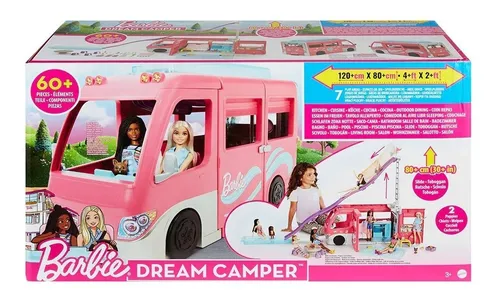 Barbie 3 En 1 Dreamcamper Barbie Camper De Barbie Env o gratis