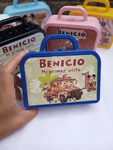 Valijas Souvenirs Cumpleaño X 10 Personaliza Todas Temáticas