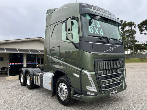 Volvo Fh 540 Cab. Globetrotter Ec Tração 6x4 Ano 2023 Verde 