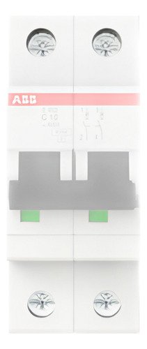 Int. Automatico Abb S202-c10, 2p 10a Curva C 6.000/10ka