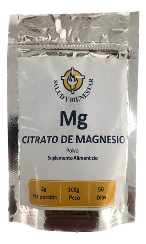 Salud Y Bienestar Citrato De Magnesio 100g