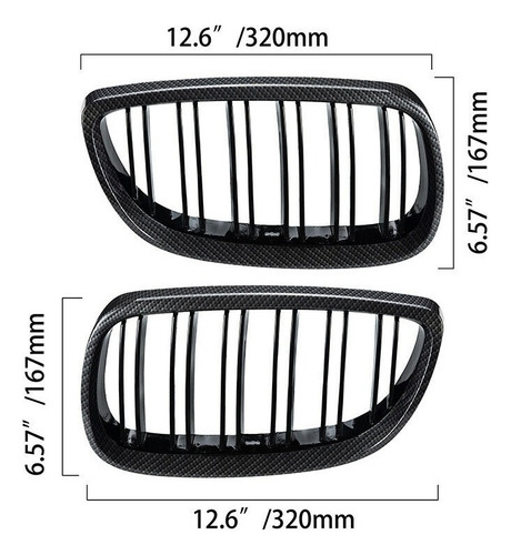 A Para Bmw E90 E92 E93 M3 328i 335i 2007-2011 Loo De Fibra