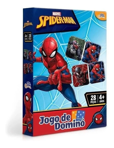 Novo Papel Jogo De Dominó Do Homem Aranha Marvel 8015