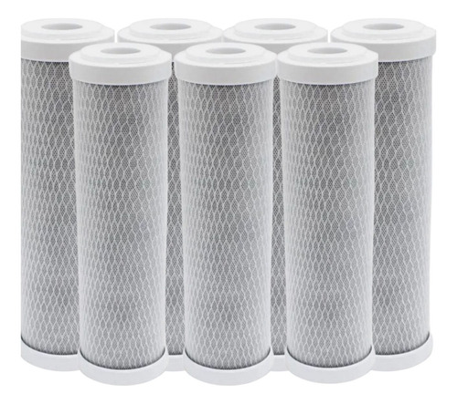 Refil Filtro Carvão Ativado Carbon Block 10 X 2,5 7 Unidades