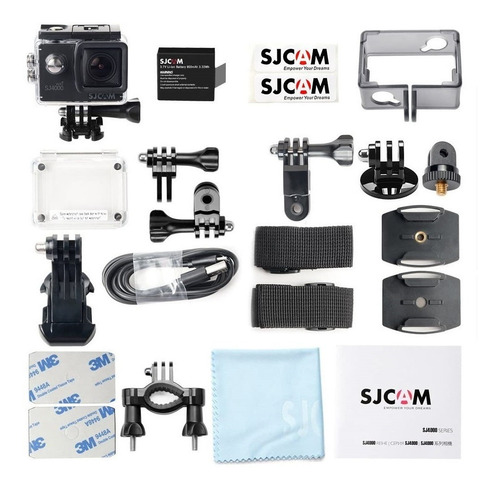 Imagen 5 de 5 de Cámara Deportiva Sjcam Sj4000 2k Wifi Cámara Sumergible