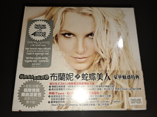 Britney Spears Femme Fatale Deluxe Cd Taiwan Pop Nuevo