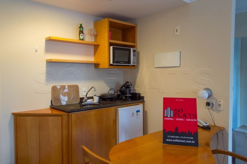 Imagem 1 de 15 de Em Moema, Flat Na Av. Macuco, Com Fácil Acesso A Av. Ibirapuera E Ao Shopping - Sf29417
