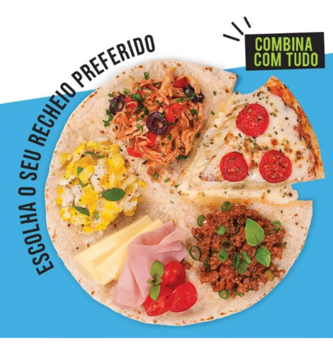 Pão De Tortilha Fit Rap10 297g Kit 3 Unidades