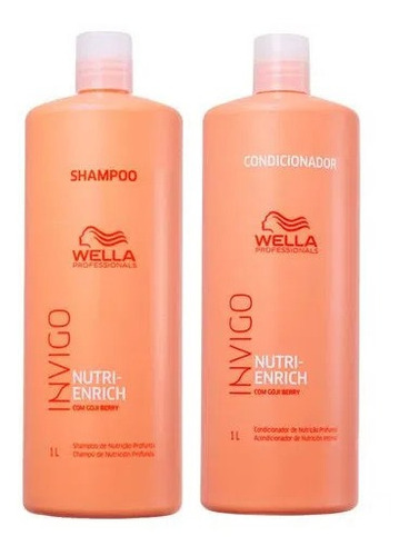 Wella Invigo Nutri Enrich Kit Shampoo 1000ml + Cond 1000ml