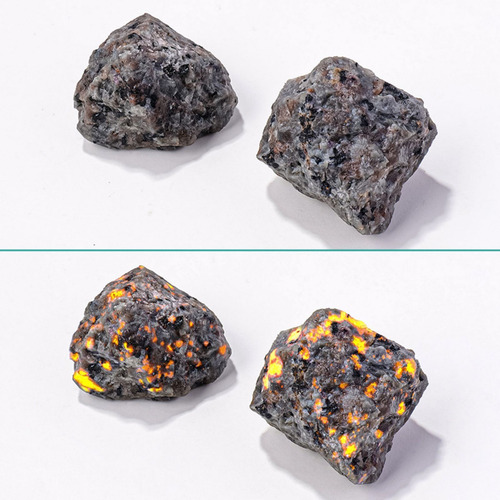 Cristales De Piedra De Llama Rugosa Natural N De 1 Pulgada P