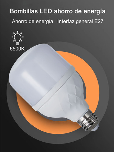 6pz Focos Super Power Led 20w Proyector Bullet Blanco 6500k