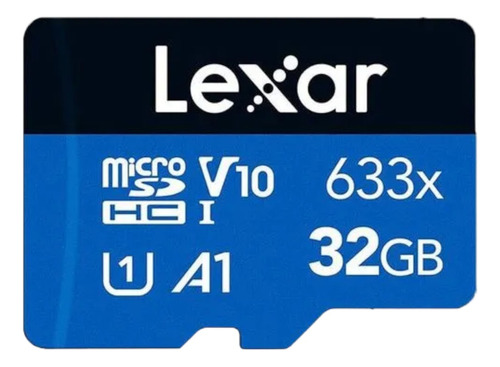 Cartão De Memória Lexar 32gb Micro Sd V10 633x A1 U1 4k Uhd